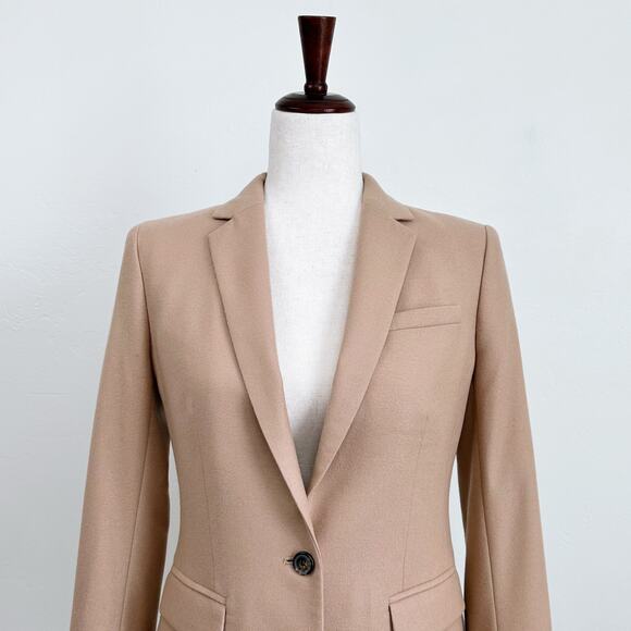 Banana Republic Nova Fides Italian Tan Wool Blazer - Picture 2 of 10